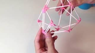 綿棒でベクトル平衡体（Buckminster Fuller Vector Equilibrium Body - Cotton Swab）