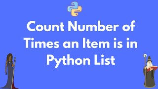 How to count the occurrences of item in Python list