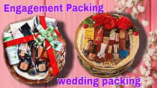 Cosmetic Packing for wedding/ Engagement Packing ideas/ wedding packing decoration ideas/ Trousseau