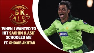 'When I Wanted To Hit Sachin \u0026 Mohammad Asif Schooled Me' ft. Shoaib Akhtar | SK Tales