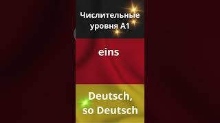 eins - 30 немецких числительных уровня А1 #shorts #немецкийснуля #deutscha1 #deutschlernen  #deutsch