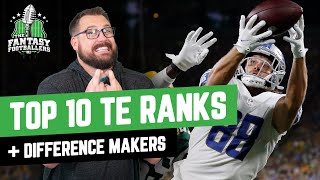 Top 10 TE Ranks + Late-Round Steals, Upside Options | Fantasy Football 2022 - Ep. 1268