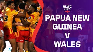 Papua New Guinea play Wales in Round 3 | RLWC2021 Cazoo Match Highlights