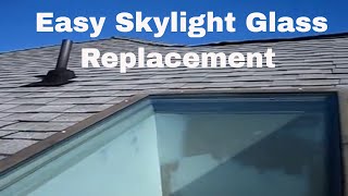 How to repair and replace skylight glass, Diy Skylight glaze replacement