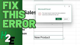 Excel Drop-Down Lists Made Easy: No More Data Validation Errors!