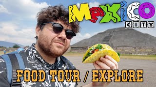 Trying Street food in Mexico City