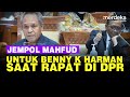 Benny K Harman Tantang Buka-Bukaan Data PPATK, Mahfud MD Kasih Jempol