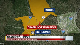 2 children among 4 from family killed in Moore County crash