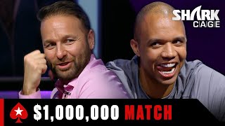 NEGREANU vs IVEY for $1 MILLION ♠️ Best of Shark Cage ♠️ PokerStars