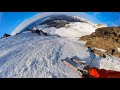 Spring Skiing on the World-Class Nubes Chairlift at Cerro Catedral, Argentina