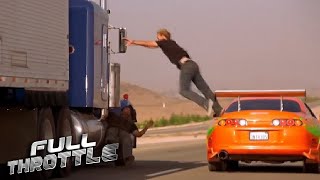 Supra & Civic Epic Truck Heist! | The Fast and The Furious (2001) |  Throttle