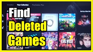 Where to find Deleted PS5 Games & Reinstall them (Fast Tutorial)