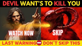 My child, Devil wants to kill you don't skip | God's Message Today | #jesuswords #godmessage #jesus