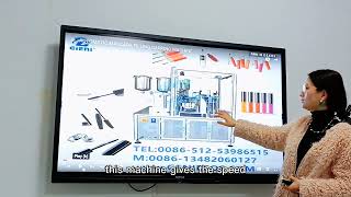 Lipgloss mascara filling capping production line