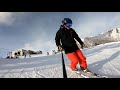 テレマークスキー ロングターン 八方尾根スキー場　2020 1 12 telemark ski ・long turn