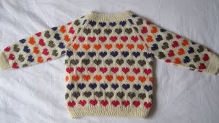 Multicolour design for sweater