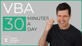 (3/30) Excel VBA Absolute Beginner Course (30 For 30)