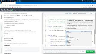 Hackerrank simple array sum solution in javascript