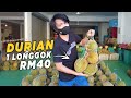 DURIAN SATU LONGGOK RM40 !! KEDAI DURIAN SURIA INANAM