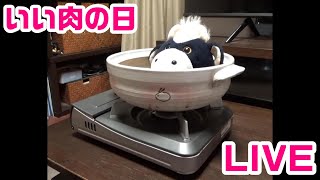 明日はいい肉の日！パペットマペットのカウントダウン雑談生放送🐮🐸