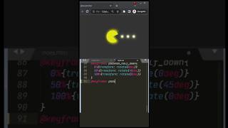 PAC-MAN in HTML CSS #shorts #cssanimation #coding #trending