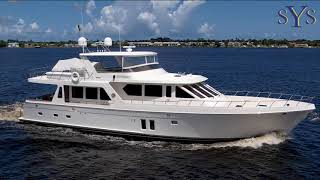 Interior and exterior of the 2010 Offshore Yachts 76 Motor Yacht_ Stardust