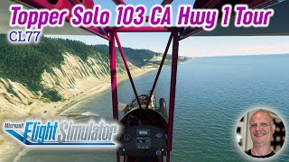 Microsoft Flight Simulator CA Highway 1 Tour Topper Solo 103 Ultralight