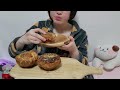 mukbang vlog mangwon dong sandwich tour sandwich bread financier donut canule cookies biscovery