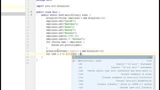 21. Java Embedded collections. ArrayList, HashSet and TreeSet
