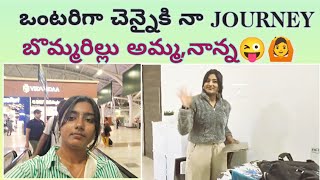 నా జర్నీ చెన్నైకి వెళ్లాను/చాలా మిస్ అయ్యాను/బొమ్మరిల్లు అమ్మ,నాన్న😜/DIML VLOG/@trendyneelimaideas