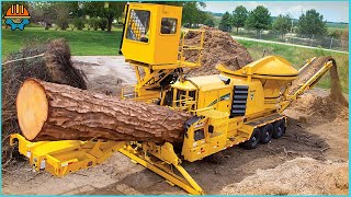 199 Amazing Fastest Wood Crushing Machines Working