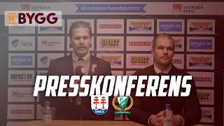 Presskonferens: Timrå IK - Färjestad BK!