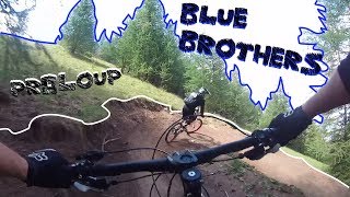 Descente VTT : DH Praloup piste Blue Brothers