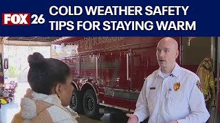 Spring firefighters share safety tips for staying warm in cold weather