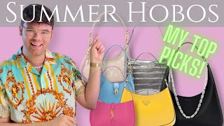 Luxury Designer Hobo Bags for Summer | Balenciaga | Louis Vuitton | Prada | Givenchy | Bulgari