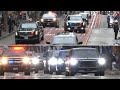 Chinese President Xi vs US President Biden's motorcades in San Francisco 🇨🇳 🇺🇸
