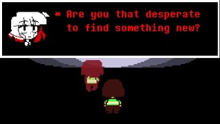 Repeated Neutral Ending Chara Dialogue! Undertale Red \u0026 Yellow