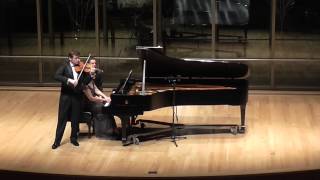 Dvorak Romantic Pieces Op. 75 for Violin and Piano Ivan Ženatý and Sandra Shapiro live at CIM
