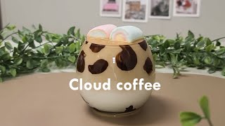 Cloud Coffee | Pretty Home Cafe | Home Cafe | Cloud drink |cafesori | home cafe recipe |