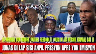 Jovenel Moise lage nan dèyè Asasin yo, Wendell Coq Mouri, Jonas Gustave anba Menas, Tiyouri pran Kou