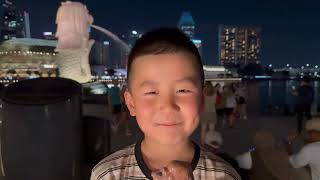 新加坡旅行VLOG 02：夜游鱼尾狮 Merlion Park