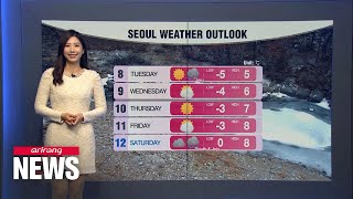 [Weather] More freezing weather, warmer conditions from tomorrow