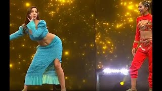 Nora Fatehi Hot Boobs | Hot Belly Dance Performance With Somya Dilbar Dilbar Song
