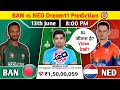 BAN vs NED Dream11 Prediction, BAN vs NED Dream11 Team, BAN vs NED T20 World Cup 2024 Dream11 Team