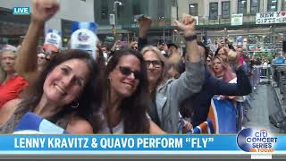 Lenny Kravitz and Quavo Performs Fly On The Today Show