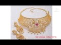 latest gold choker unique collection.bridal collection sai unique collections