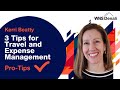 3 Tips for Travel and Expense Management: Procurement Pro-Tip Series