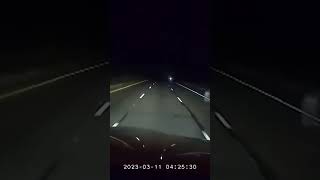 Ghost sighting on Arizona highway?  Trucker shares footage of eerie sighting on road