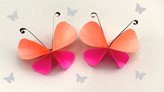 How to make easy paper butterfly 🦋 / paper crafts for school / paper craft / butterflies making