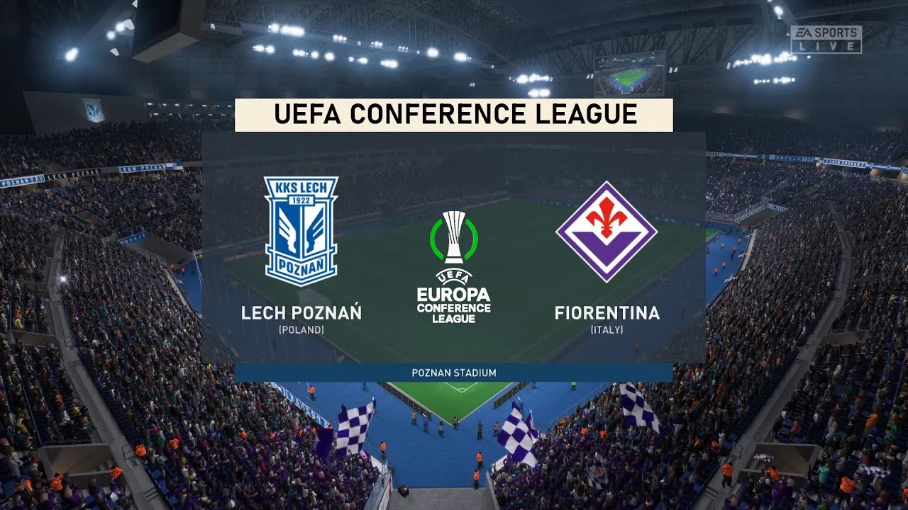 Lech Poznan Vs Fiorentina | 2022-23 UEFA Europa Conference League ...